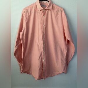 Jack stone by Thomas Dean coral Casual Button Down Shirt